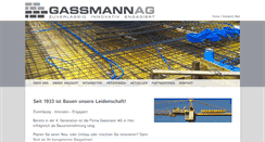 Desktop Screenshot of gassmannag.ch